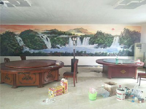 雷山墙绘-写实风景