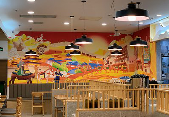 雷山商业空间彩绘介绍。