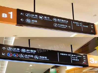 雷山如何通过商场标识牌引导客流分布？